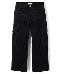 Kids Corduroy Baggy Cargo Pants