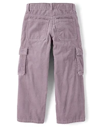 Kids Corduroy Baggy Cargo Pants