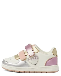 Toddler Girls Shakey Heart Low Top Sneakers