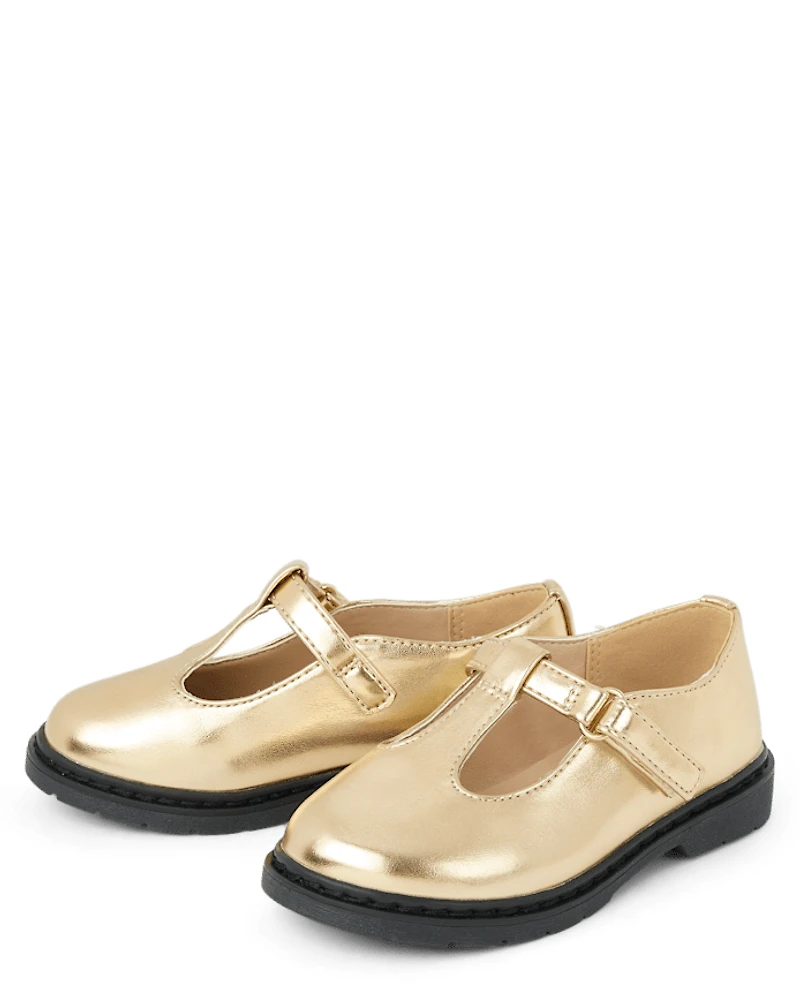 Toddler Girls T-Strap Mary Jane Shoes