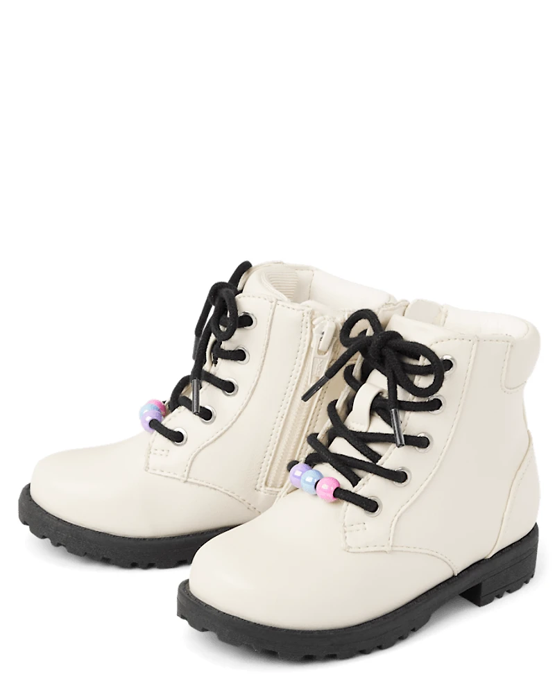 Toddler Girls Combat Boots