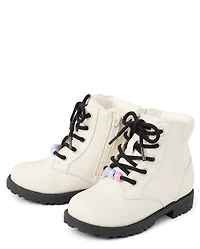 Toddler Girls Combat Boots