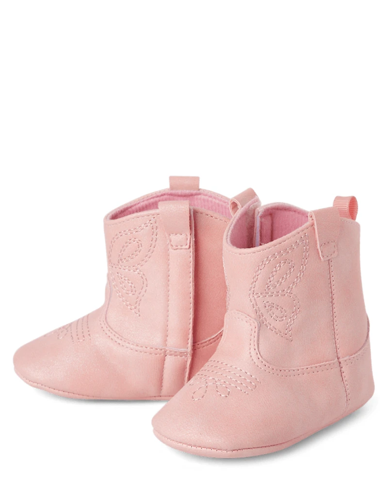Baby Girls Butterfly Cowgirl Boots