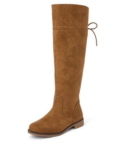 Girls Bow Over The Knee Boots