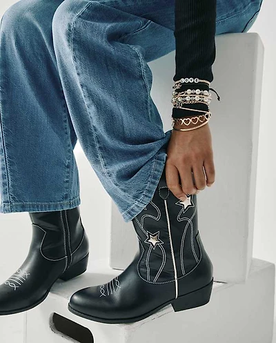 Girls Star Cowgirl Boots