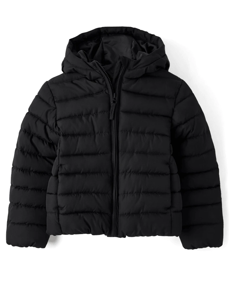 Doudoune à capuche pour filles