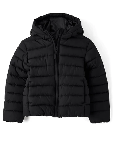 Girls Hooded Puffer Jacket