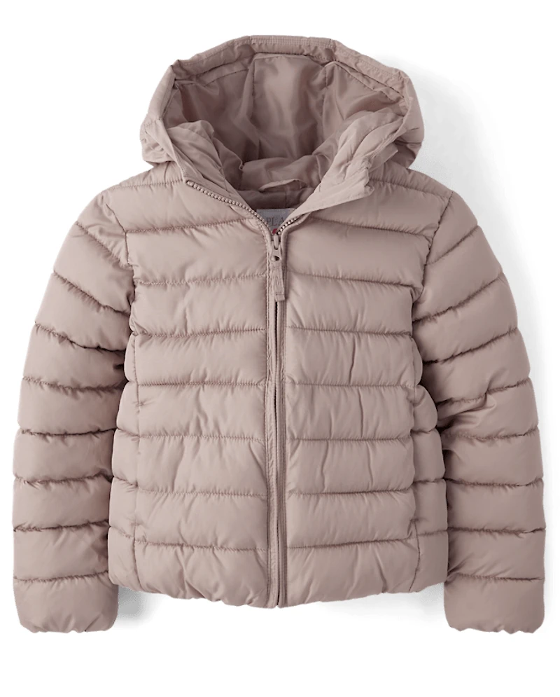 Girls Hooded Puffer Jacket