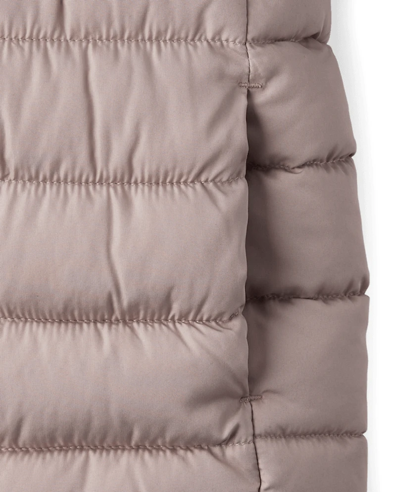 Girls Hooded Puffer Jacket