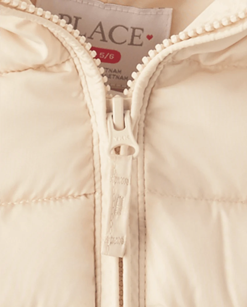 Girls Hooded Puffer Jacket