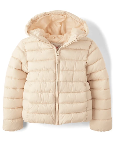 Girls Hooded Puffer Jacket