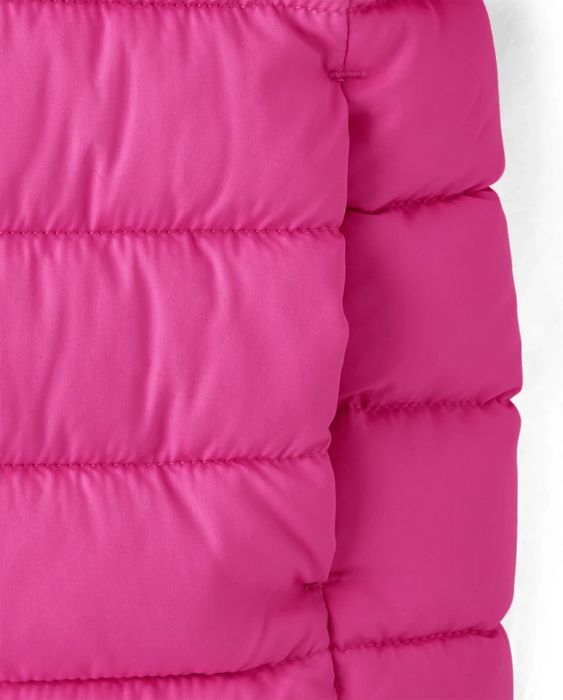 Girls Hooded Puffer Jacket