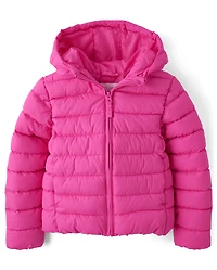Girls Hooded Puffer Jacket