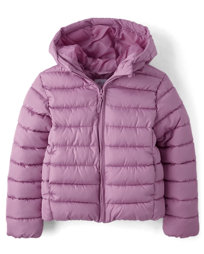 Girls Hooded Puffer Jacket