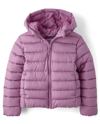 Girls Hooded Puffer Jacket