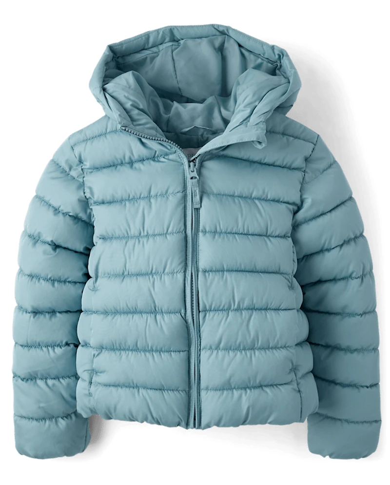 Girls Hooded Puffer Jacket