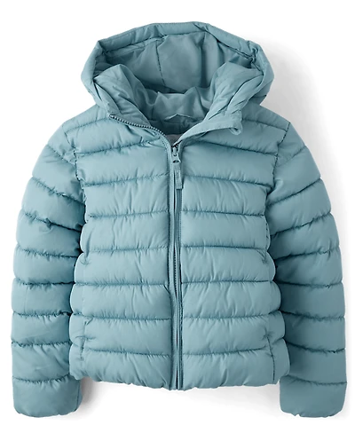 Girls Hooded Puffer Jacket
