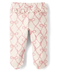 Ensemble 3 pièces pour bébé fille avec nœud