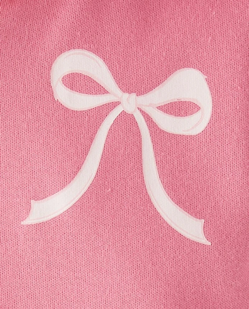 Baby Girls Bow 3-Piece Outfit Set