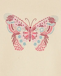 Baby Girls Butterfly Bodysuit 4-Pack
