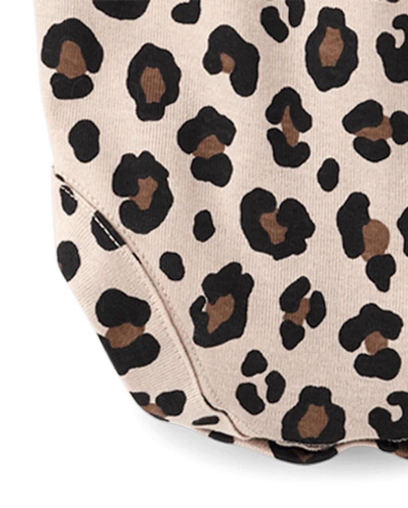 Baby Girls Leopard Bodysuit 4-Pack