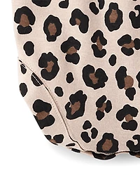 Baby Girls Leopard Bodysuit 4-Pack