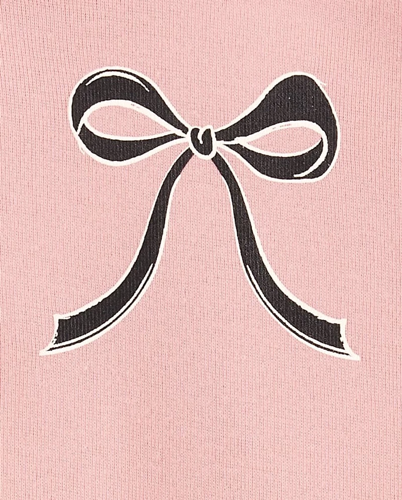 Baby Girls Bow Bodysuit 4-Pack