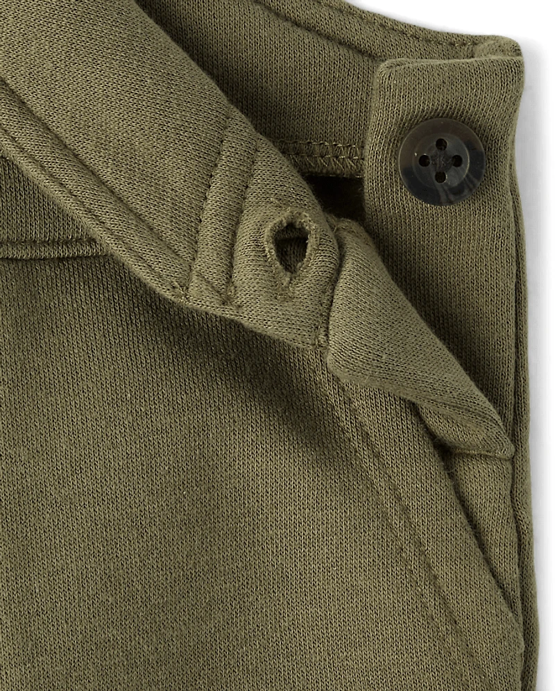 Baby Boys Striped Utility 2-Piece Outfit Set