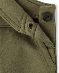 Baby Boys Striped Utility 2-Piece Outfit Set