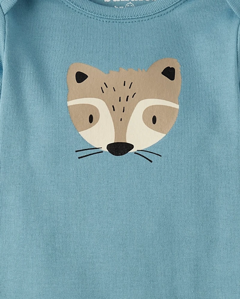 Baby Animal Bodysuit 4-Pack