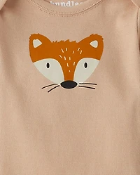 Baby Animal Bodysuit 4-Pack