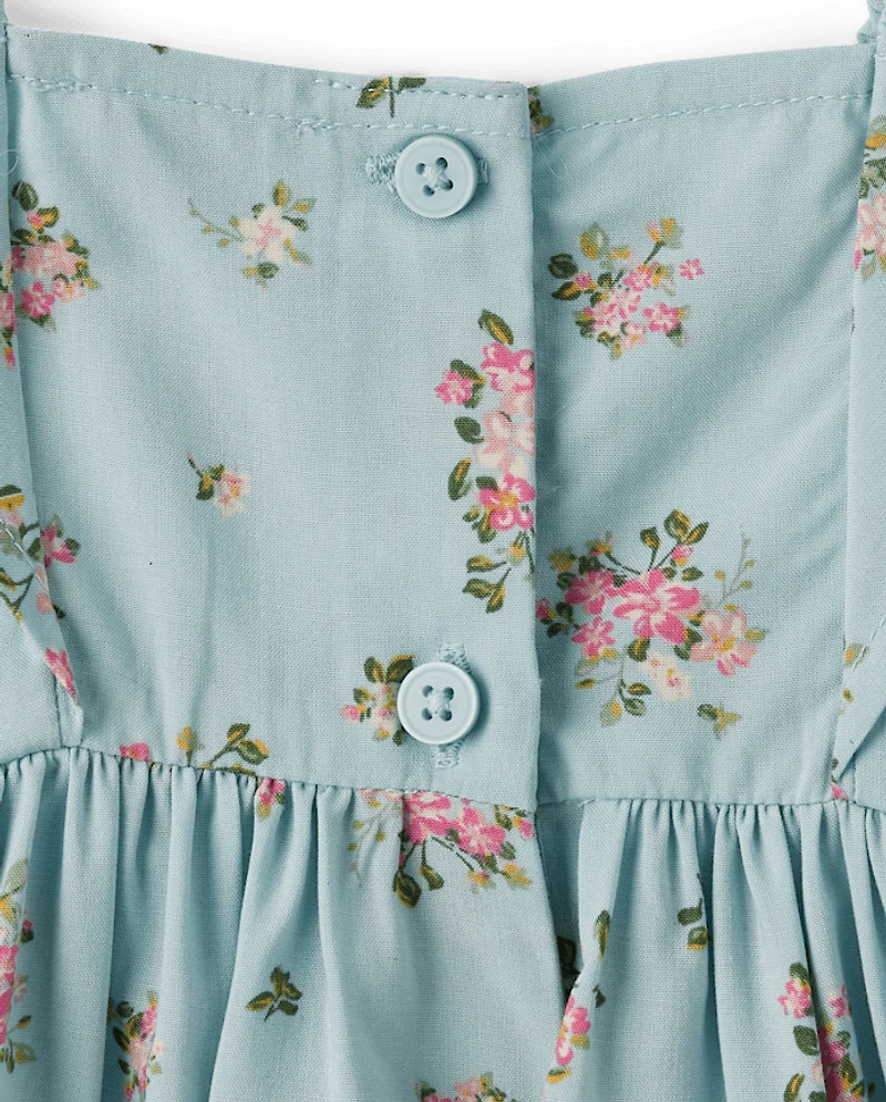 Baby Girls Floral Flutter Dress