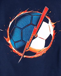 Boys Soccer Snug Fit Cotton Pajamas