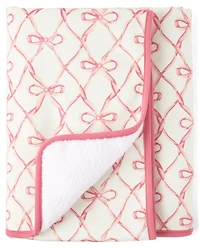 Baby Girls Bow Cozy Blanket