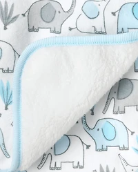 Baby Boys Elephant Cozy Blanket