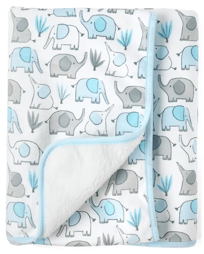 Baby Boys Elephant Cozy Blanket