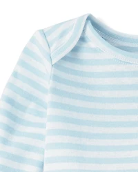 Baby Boys Striped Sleeper Gown 2-Pack