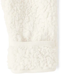 Baby Bear Sherpa Microfleece Lined Bunting