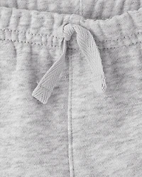 Baby Boys Embroidered Varsity Premium Fleece 2-Piece Playwear Set