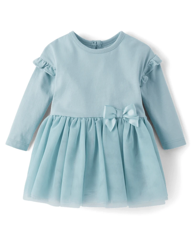 Baby Girls Tutu Bodysuit Dress