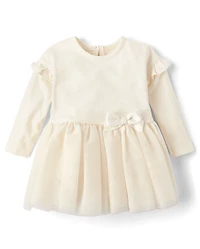 Baby Girls Tutu Bodysuit Dress