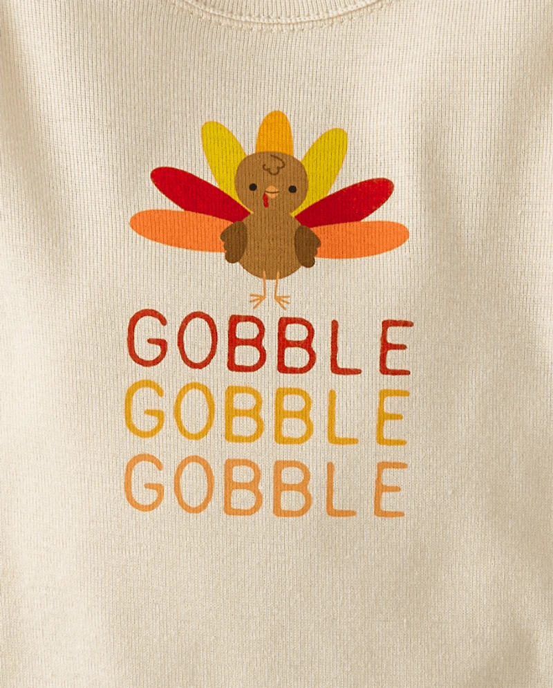 Ensemble de vêtements jeu 2 pièces pour bébé Thanksgiving