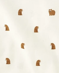 Baby Boys Embroidered Bear 3-Piece Playwear Set