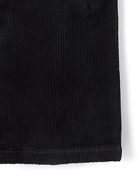 Boys Corduroy Wide Leg Cargo Pants