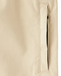 Boys Stretch Roll Cuff Pull On Chino Pants