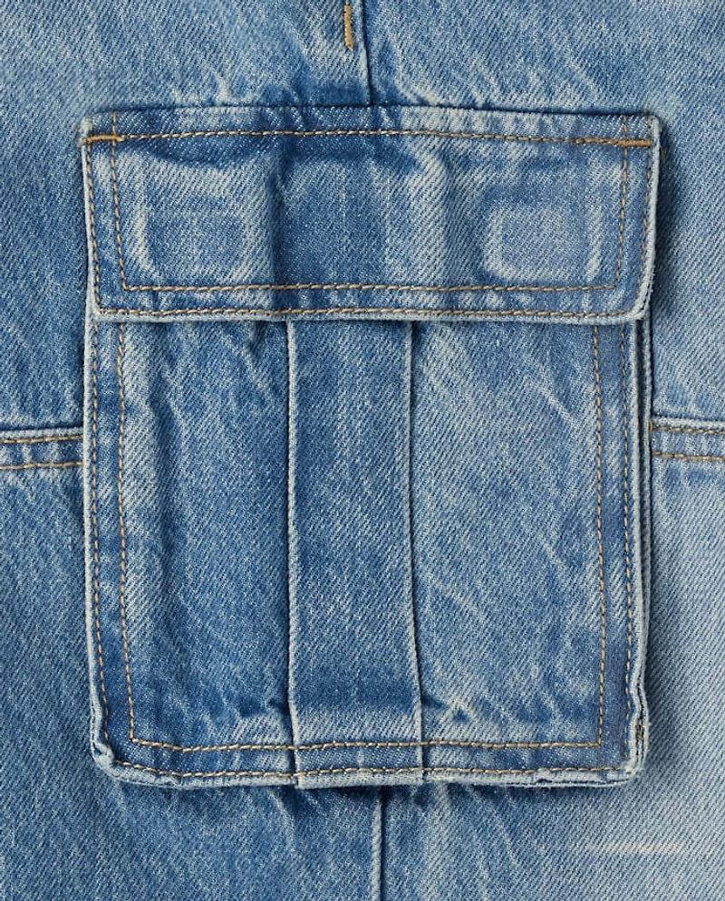 Kids Baggy Cargo Jeans