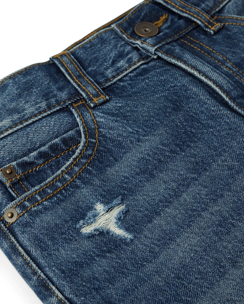 Kids Ripped Baggy Jeans