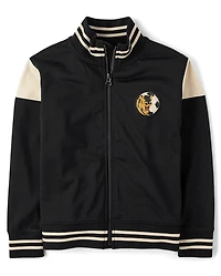 Kids Soccer Zip Up Track Jacket