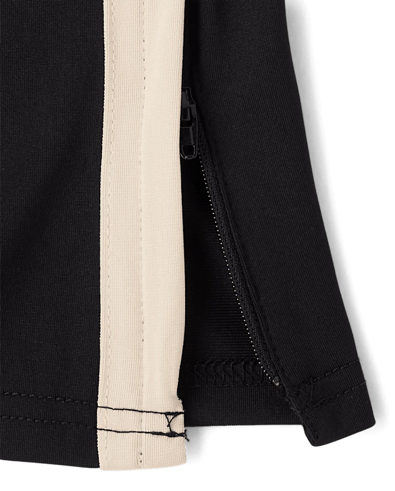 Kids Side Stripe Wide Leg Track Pants