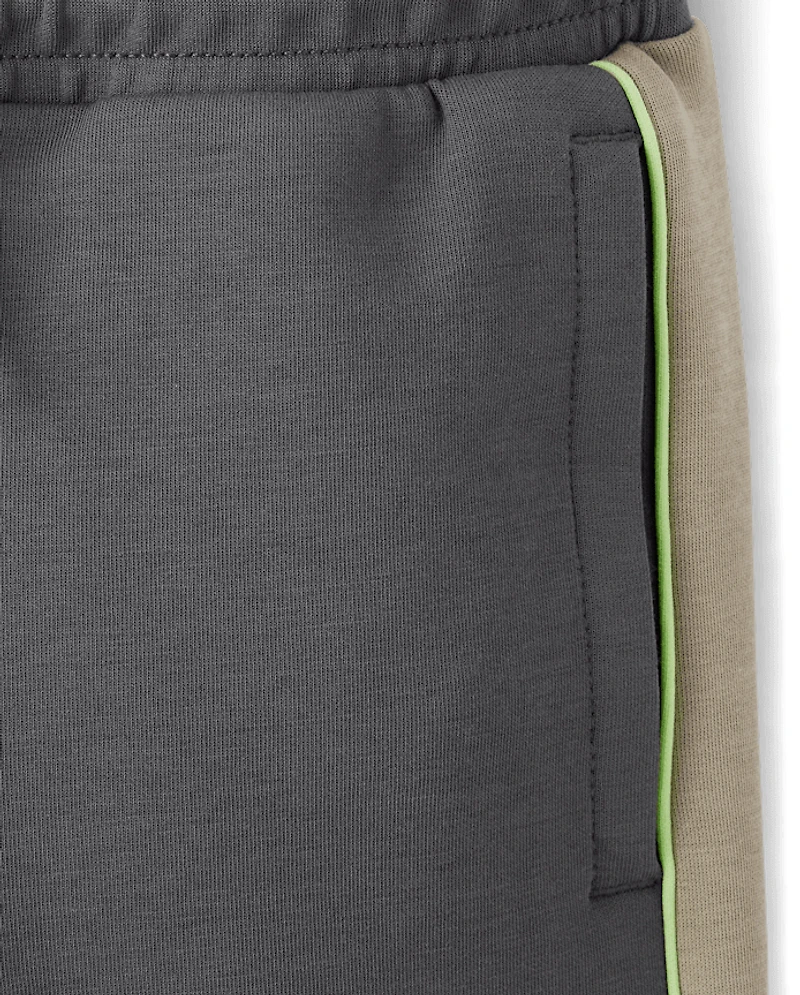 Boys Side Stripe Scuba Jogger Pants